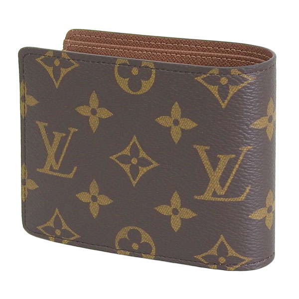ルイヴィトン 財布 メンズ 二つ折り財布 モノグラム ブラウン ポルトフォイユ ミュルティプル Ｍ60895 LOUIS VUITTON 札入れ_3