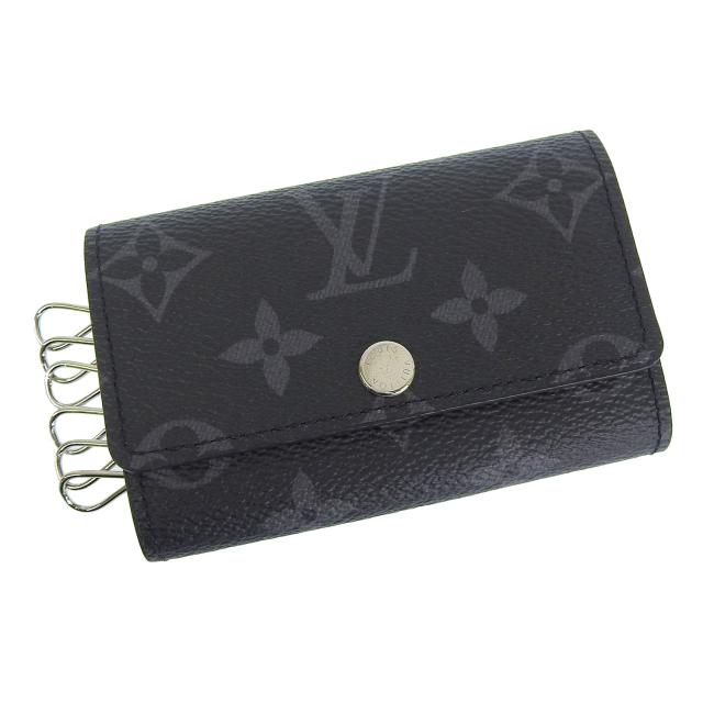ルイヴィトン キーケース 6連 メンズ レディース モノグラム エクリプス ブラックマルチ ミュルティクレ6 M82603 LOUIS VUITTON