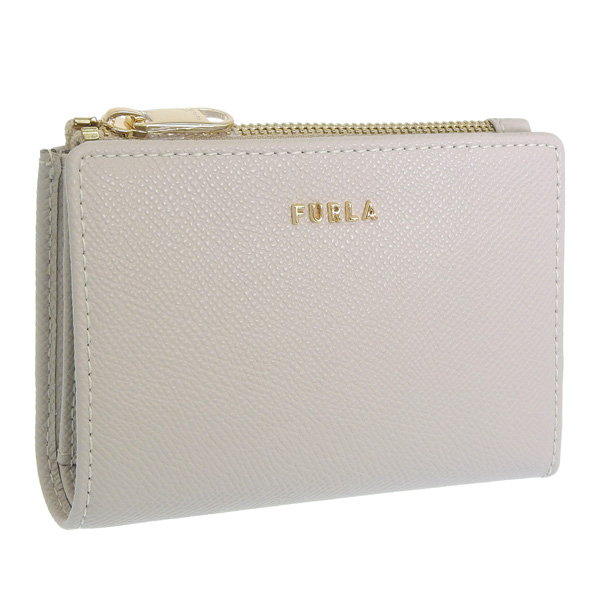 フルラ 財布 レディース 二つ折り財布 アウトレット レザー ベージュ BI-FOLD S W/ZIP PCK5CL0BX0306GDJ00 FURLA