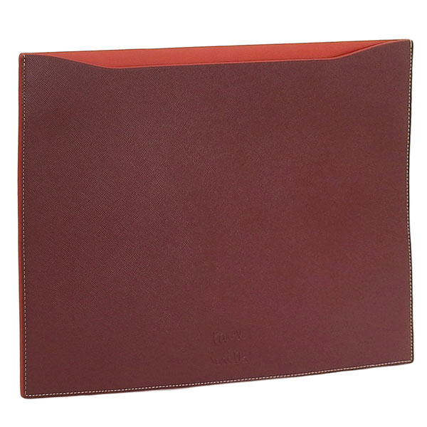 ポールスミス バッグ メンズ クラッチバッグ アウトレット レザー ワイン PSME0136 PAUL SMITH A4対応 母の日　土日祝も毎日発送します