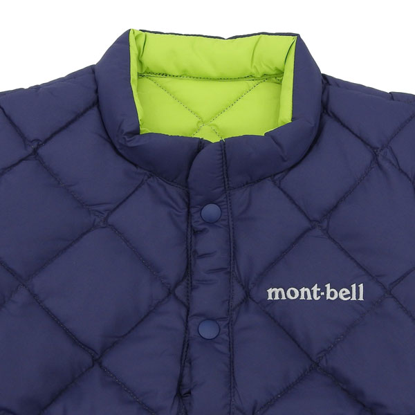 モンベル リバーシブル ダウンジャケット Baby's 80サイズ ナイロン