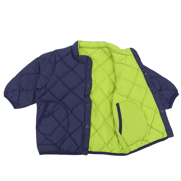 モンベル リバーシブル ダウンジャケット Baby's 80サイズ ナイロン