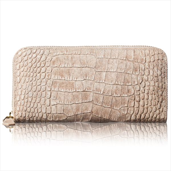 RINRE リンレ 財布 レディース 長財布 クロコ調レザー 長財布 大容量