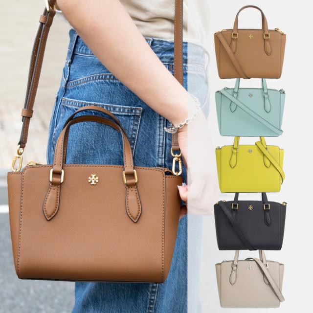トリーバーチ バッグ レディース トートバッグ アウトレット EMERSON MINI TOP ZIP TOTE 138366-909 TORY BURCH