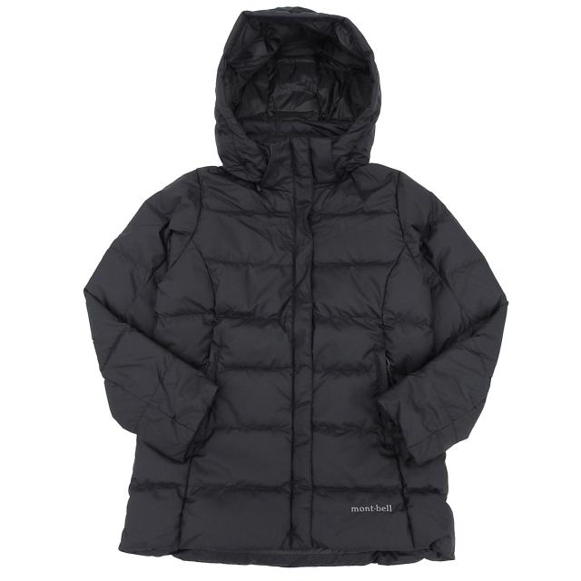 モンベル トラベルダウンパーカ レディース ダウンジャケット Sサイズ ブラック RS1101549TRBK mont-bell