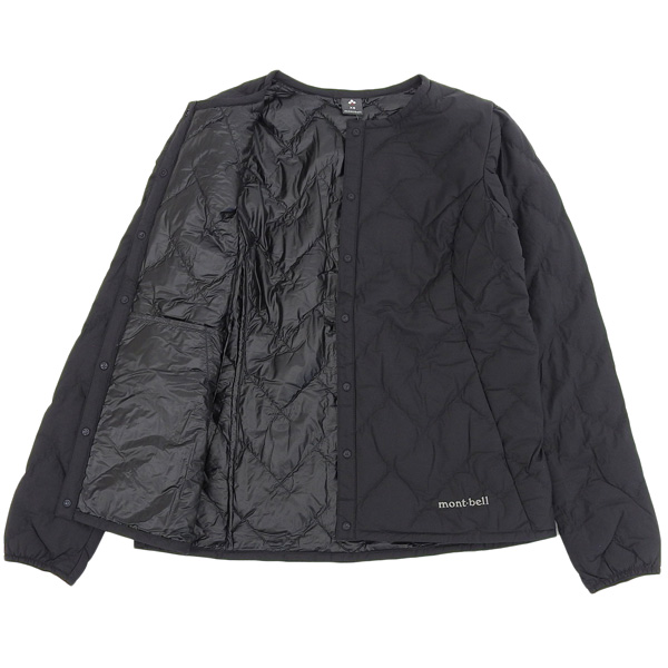 モンベルダウンジャケット スペリオダウン ラウンドネックジャケット　黒　ブラック スペリオダウン ラウンドネックジャケット Women's｜モンベル