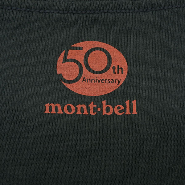 モンベル Tシャツ 半袖 メンズ レディース ダークグレー 50th WIC.T サミッツ RXL1114003DGY mont-bell_5