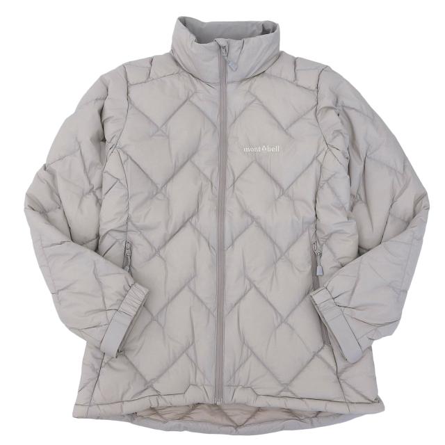 モンベル パーマフロスト ライトダウンジャケット レディース  XSサイズ ナイロン ライトグレー RXS1101627OPGY mont-bell