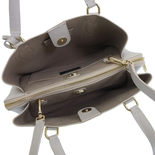 フルラ バッグ レディース ハンドバッグ 2WAYバッグ ショルダーバッグ アウトレット レザー グレー MINEVRA S TOTE WB00391BX0306GDJ00 FURLA_4