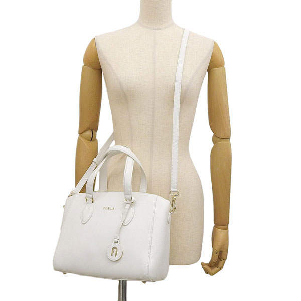 フルラ バッグ レディース 2WAY ショルダーバッグ ハンドバッグ アウトレット レザー ホワイト ミネルヴァ FURLA MINERVA-SATCHEL S BAG WB00444BX030601B00_5