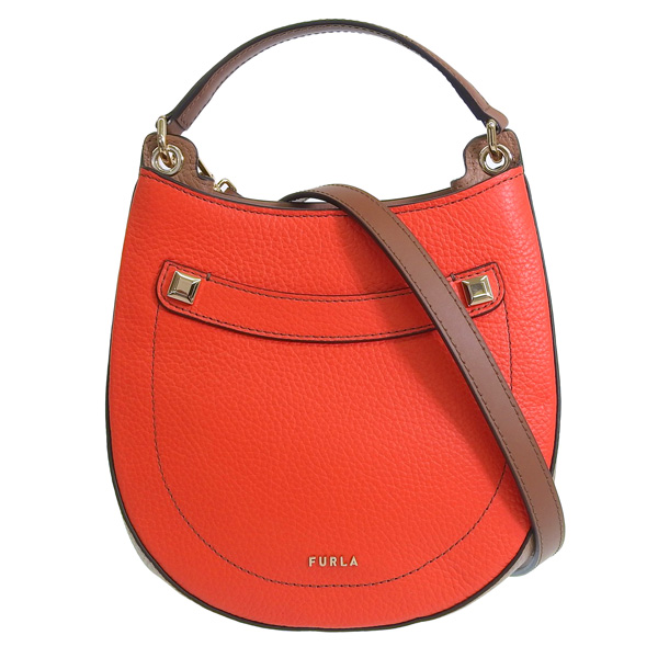 フルラ バッグ レディース クロスボディ 2WAYバッグ ハンドバッグ アウトレット レザー オレンジ AFRODITE MINI CROSSBODY WB00634BX03351736S FURLA 母の日　土日祝も毎日発送します_1