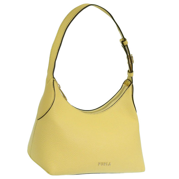 フルラ バッグ レディース ハンドバッグ アウトレット レザー イエロー ダナエ Sサイズ ホーボーバッグ DANAE S HOBO WB00799BX09292373S FURLA 母の日　土日祝も毎日発送します