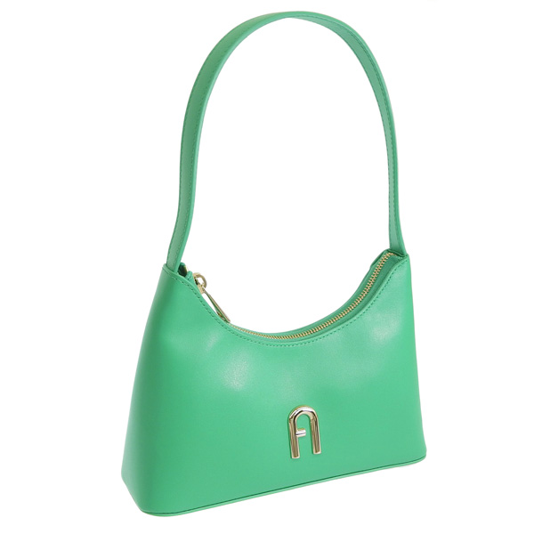 フルラ バッグ レディース ショルダーバッグ ハンドバッグ アウトレット レザー グリーン ディアマンテ ホーボー FURLA DIAMANTE SHOULDER MINI WB00863AX07332001S 母の日　土日祝も毎日発送します