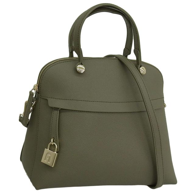 フルラ バッグ レディース 2WAY トートバッグ ショルダーバッグ アウトレット カーキグレー FURLA CLASSIC-M DOME BAG WB01285BX03062810S