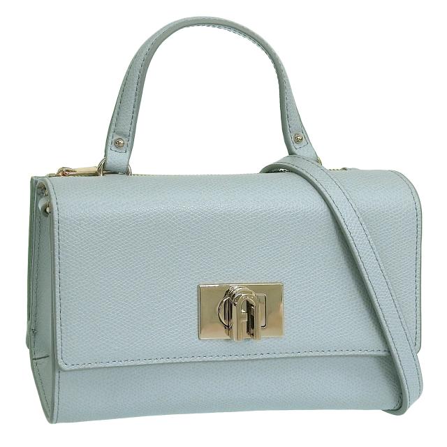 フルラ バッグ レディース 2WAY ショルダーバッグ ハンドバッグ アウトレット レザー ライトブルー FURLA 1927 MINI CROSSBODY BAG WE00235ARE000AR300