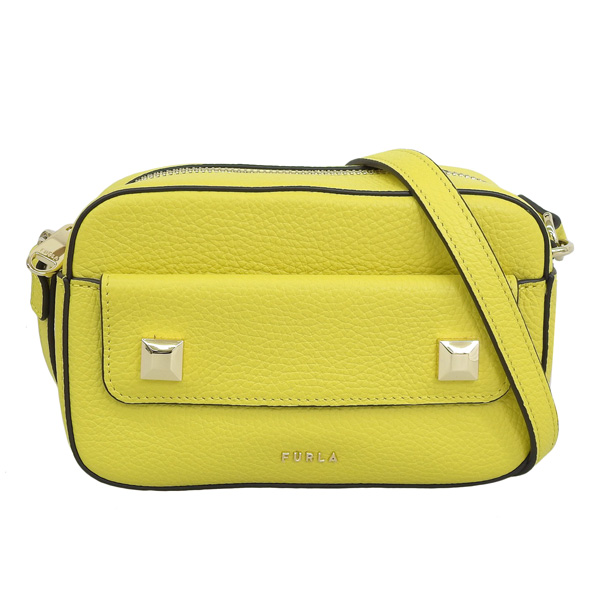 フルラ バッグ レディース ショルダーバッグ アウトレット レザー イエロー AFRODITE MINI WE00343BX03051068S FURLA 母の日　土日祝も毎日発送します_1