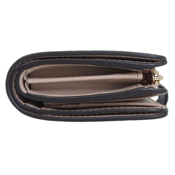 フルラ 財布 レディース 二つ折り財布 レザー ブルー×ベージュ