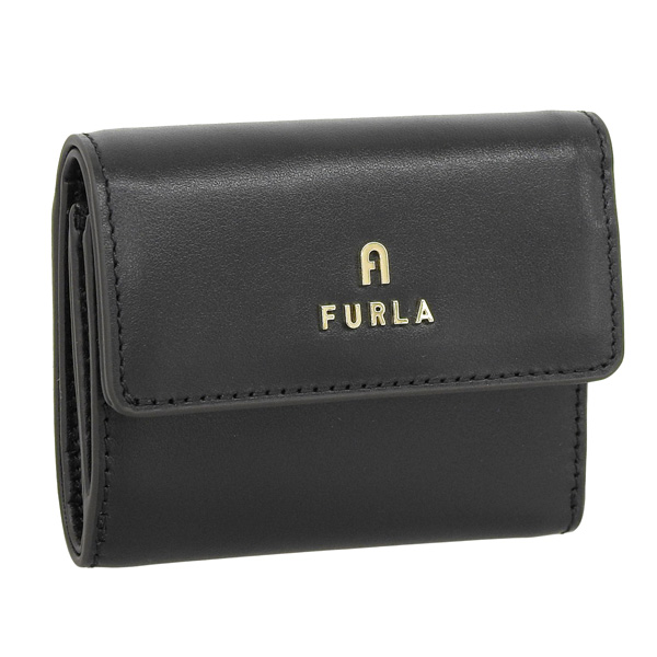 フルラ 財布 レディース 三つ折り財布 レザー ブラックFURLA CAMELIA S COMPACT TRIFOLD ZIP  WP00344AX0733O6000 FURLA 母の日　土日祝も毎日発送します