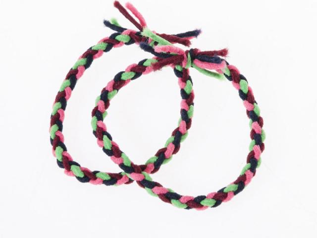 お洒落 カラフル ヘアゴム ヘアバンド 髪留め アクセサリー シュシュ 2個入 4色ネオンピンク 送料込の通販はau Pay マーケット Piii