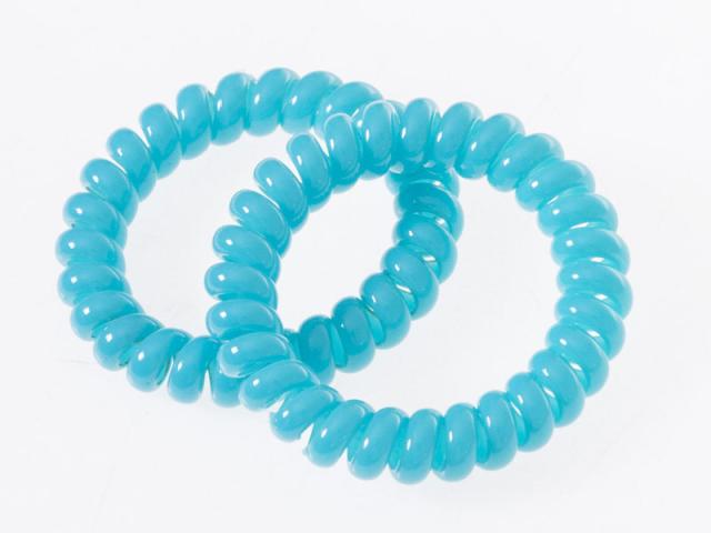 カラフル スプリング ヘアバンド スパイラル ヘアゴム 2個入 スカイブルー 送料込の通販はau Pay マーケット Piii