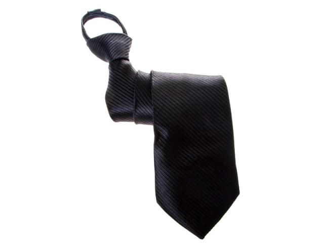 正装 ジッパー式 ワンタッチネクタイ ファスナーネクタイ クイックネクタイ ビジネス系 縞柄 黒 送料込の通販はau Pay マーケット Piii
