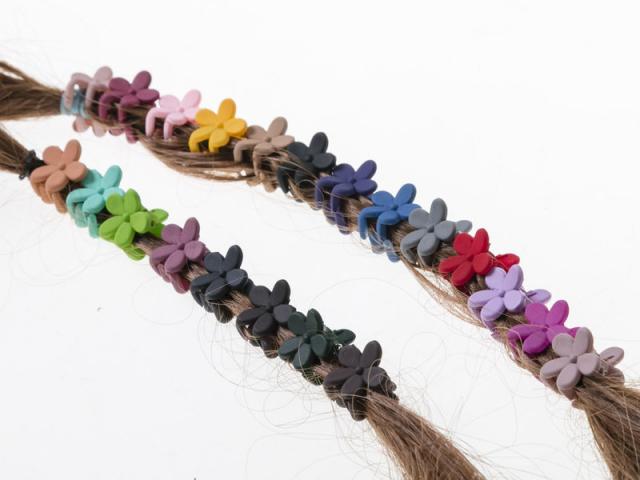 お洒落 ヘアアクセサリー 子供用 髪飾 髪留め ヘアクリップ フラワー 5個入 オレンジ 新品 送料込み の通販はau Wowma Titosoy