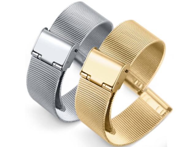 汎用 ステンレス製 メッシュ 腕時計 ベルト ブレスレット バンド 交換用 18mm シルバー 送料込の通販はau Pay マーケット Piii