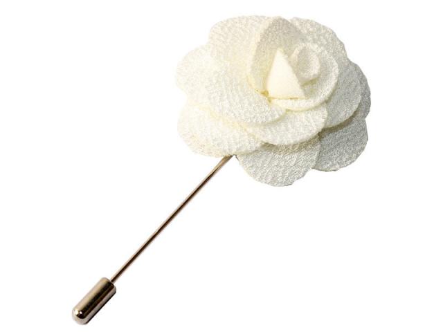 紳士用 ビジネス カジュアル ウェディング 新郎 パーティー バラ模様 ブローチ コサージュ 胸花 ホワイト 送料込の通販はau Pay マーケット Piii