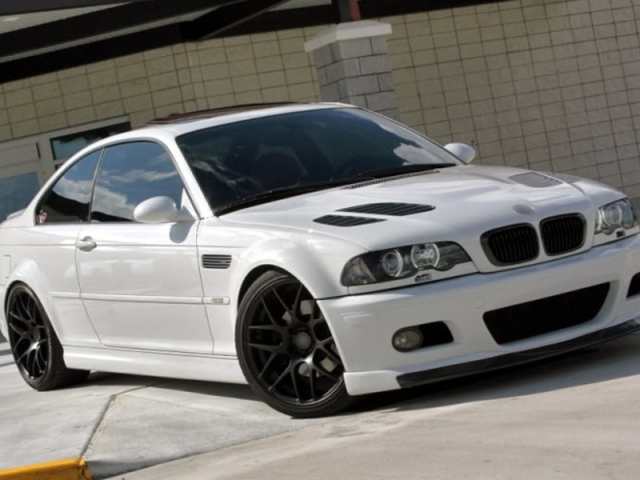 BMW E46前期 クーペ カブリオレ E46 M3用 ブラックキドニーグリル#送料