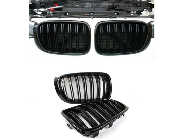 BMW F25 X3 LCI F26 X4 Mルック 光沢グロスブラック フロントグリル 送料込 15,400円