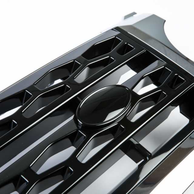 ランドローバー ディスカバリー4 L319 2009-2013 クロームメッキ×ブラック フロントバンパーグリル 送料込の通販は
