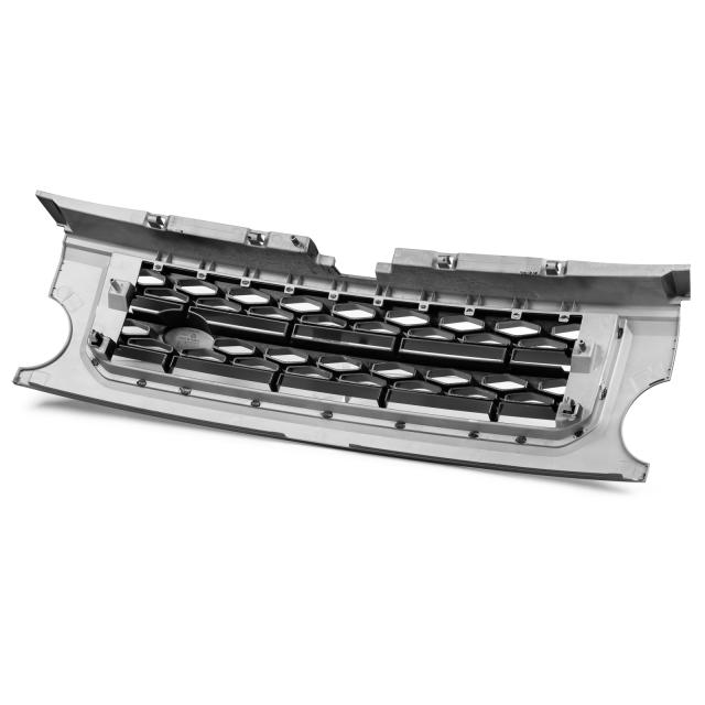 ランドローバーディスカバリー3 L319用 2005-2008 光沢グロスブラック フロントバンパーグリル ディスカバリー4スタイル 送料込の通販は