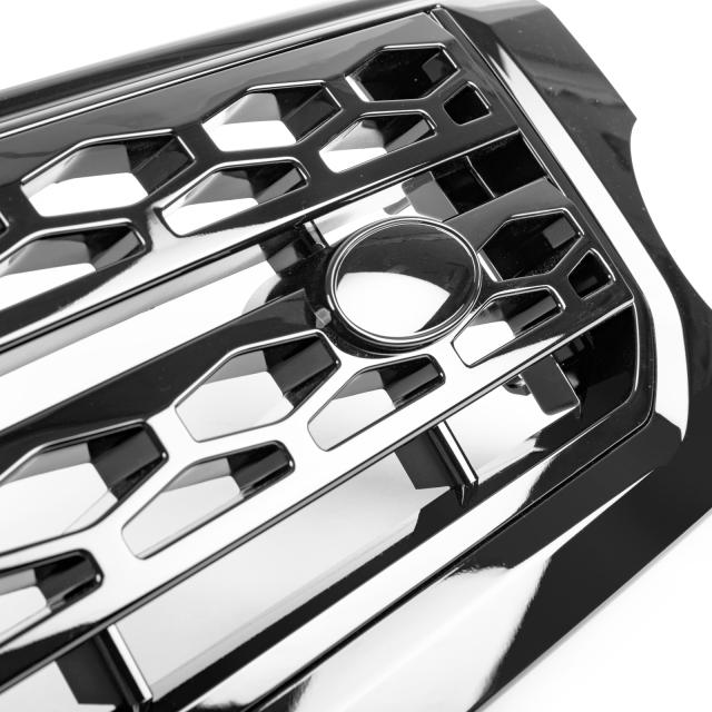 ランドローバーディスカバリー3 L319用 2005-2008 光沢グロスブラック フロントバンパーグリル ディスカバリー4スタイル 送料込の通販は