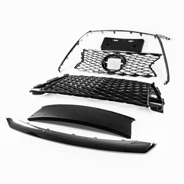 レクサス IS200t IS250 IS300 IS300h IS350用 Fスポーツスタイル フロントグリルキット 6PCS PDC穴なしの通販は