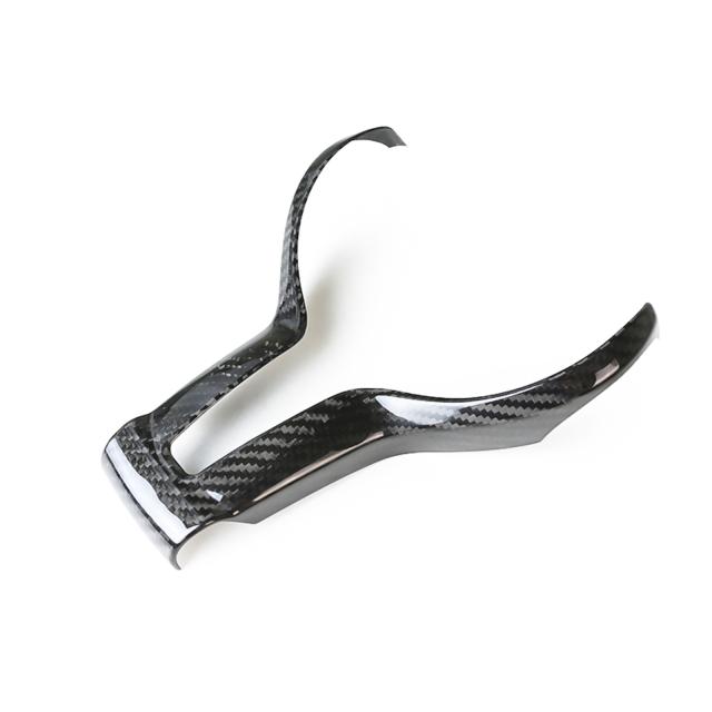 BMW F30 / F20 セダン用 SMCドライカーボン リアルカーボン フォージド ステアリングカバー カーボンブラック 送料込 10,692円