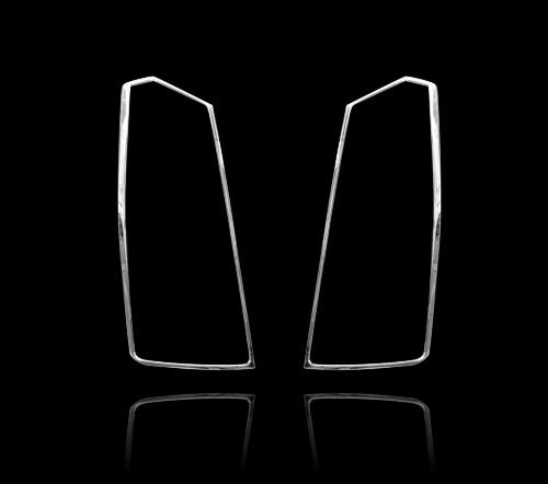 キャデラック CTS 2代目 セダン2008-2011用 クロームメッキ テールランプリム リアランプリム テールライト トリム ベゼルカバー 送料込の通販は