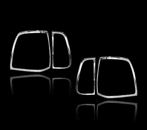 リンカーン ナビゲーター 2代目 2003-2006用 クロームメッキ テールランプリム リアランプリム テールライト トリム ベゼルカバー 送料込の通販は