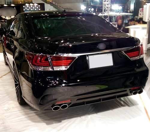 レクサス LS460 XF40 4代目 セダン 2013-2017用 クロームメッキ テールランプリム リアランプリム テールライト トリム ベゼルカバー 送料込の通販は