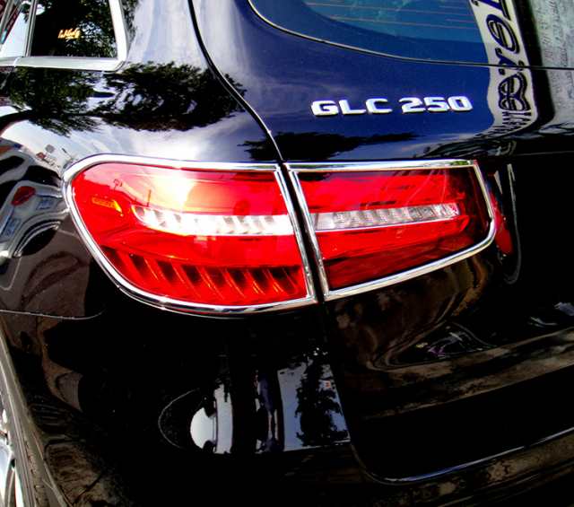 メルセデスベンツ GLCクラス X253用 2015-2019 クロームメッキ テールランプリム リアランプリム テールライト トリム  ベゼルカバーの通販はau PAY マーケット Piii