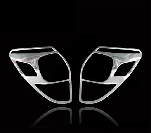 トヨタ用 RAV4 2005-2008 クロームメッキ テールランプリムカバー リアランプリム テールライトトリム テールランプモールの通販は