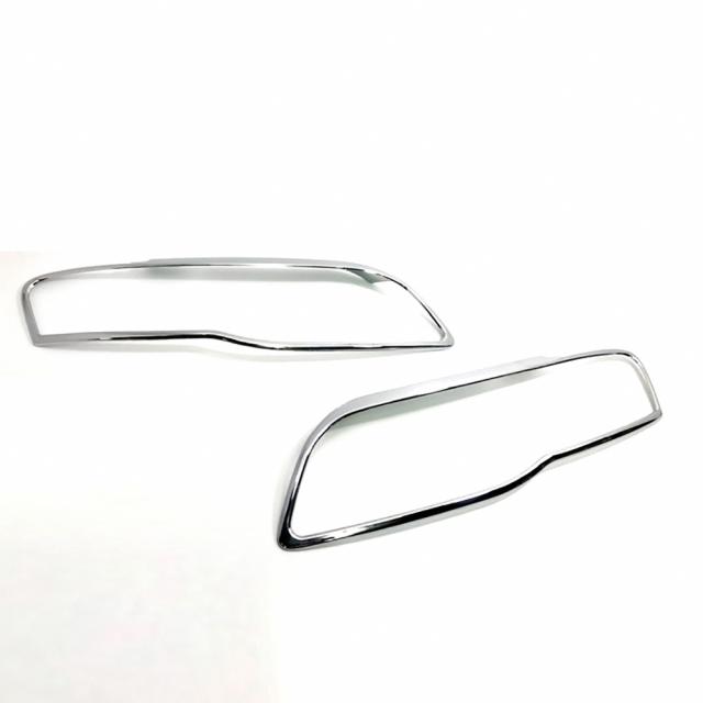 アウディ用 A4 B7 2005-2008 クロームメッキフロントランプリムヘッドライト トリムヘッドランプリム ベゼルカバーの通販は