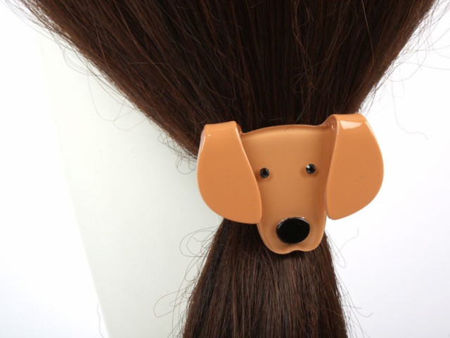 Mithx 可愛い犬の形 ヘアゴム ヘアリング ブラウン 送料込の通販はau Wowma Piii