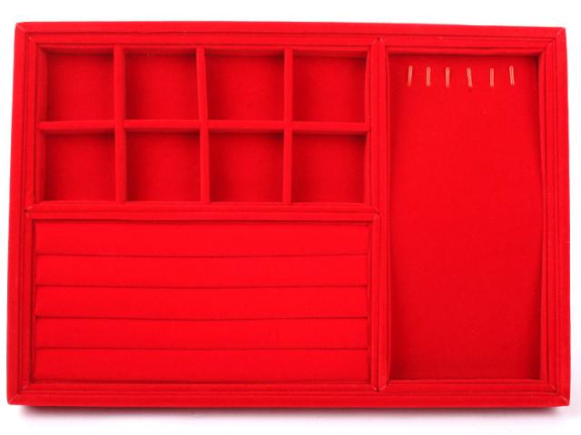 アクセサリー 指輪 ピアス ブレスレット ネックレスなど 収納 ディスプレイ ボックス プレート レッド 送料込の通販はau Pay マーケット Piii