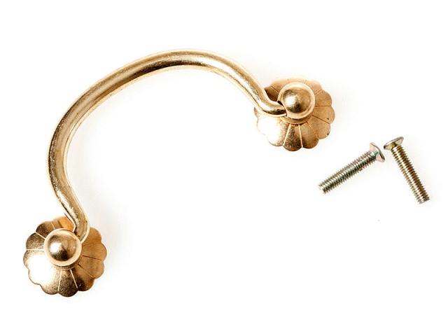 レトロ風 生活雑貨 インテリアグッズ 引き出しなど 家具用 シンプル お洒落 金具 つまみ 取っ手 ビスピッチ7cm ゴールド 新品 送料込みの通販はau Pay マーケット Titosoy