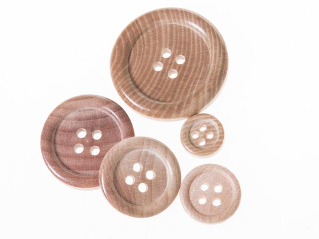 ファッション 4つ穴 ウッドボタン ボタン 3枚入り コート カバン 釦付け替え お裁縫 手芸など 17mm 送料込の通販はau Pay マーケット Piii