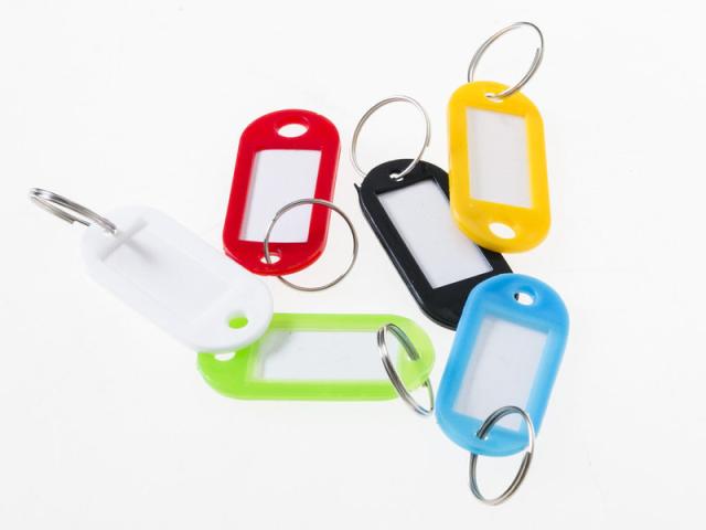 生活雑貨 オフィス用品 キーホルダー キーリング ネームタグ 名札 タグ 3個入り ブルー 送料込の通販はau Pay マーケット Piii