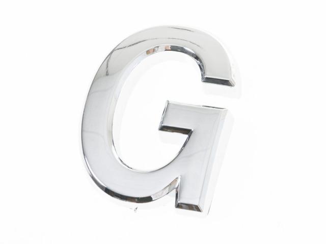 5cm 英字 アルファベット エンブレム ステッカー シール シルバー G 送料込の通販はau Pay マーケット Piii