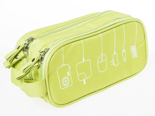 アウトドア 旅行 汎用 小物 携帯 イヤホン コスメなど 収納ケース キャリーバッグ ポーチ グリーン 新品 送料込み の通販はau Pay マーケット Titosoy