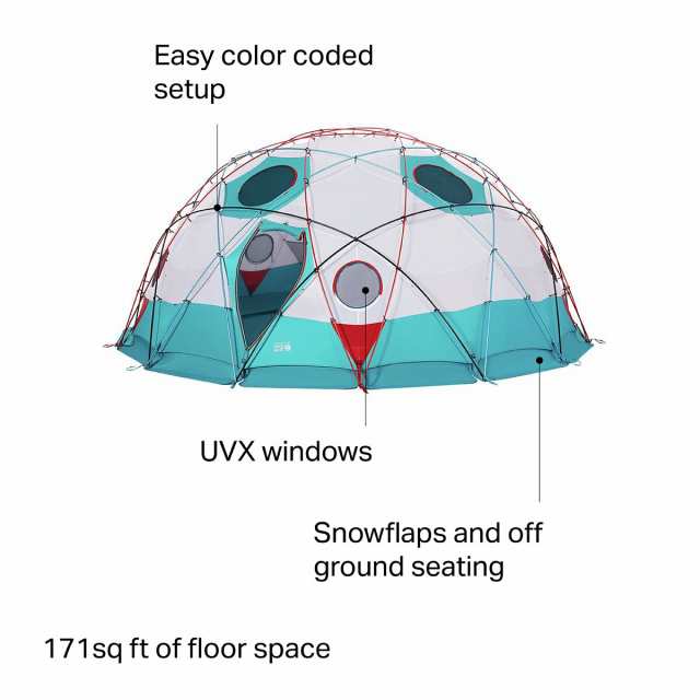 (取寄) マウンテンハードウェア ストロングホールド テント: 10-パーソン 4-シーズン Mountain Hardwear Stronghold  Tent: 10-Person 4-S｜au PAY マーケット