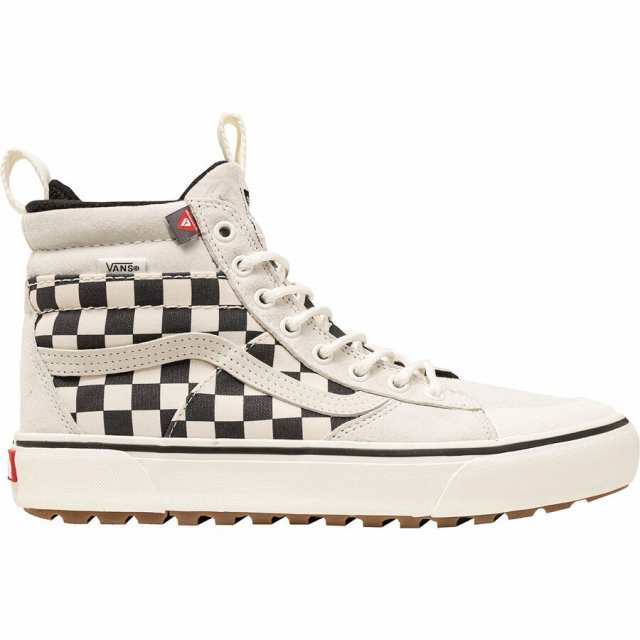 slide on checkered vans